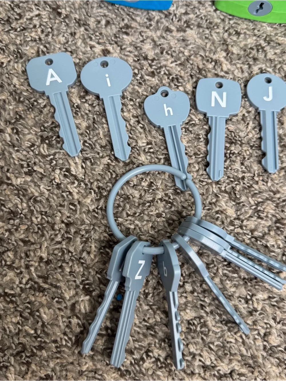 Lakeshore Alphabet Locks & Keys A-Z Complete Set